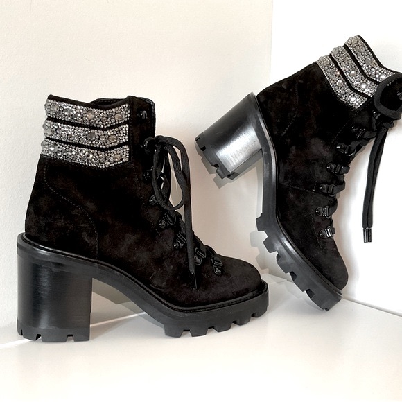 Jimmy Choo Eshe 65 Black Booties - Picture 6 of 11